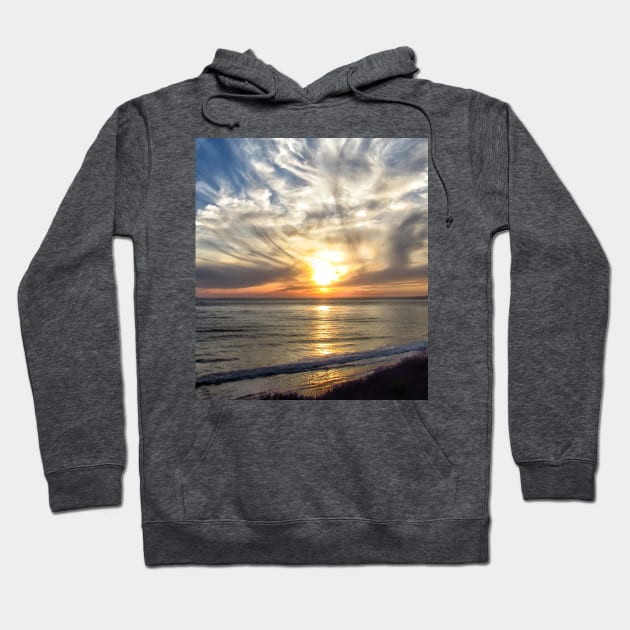 Beach sunset Hoodie by Photography_fan